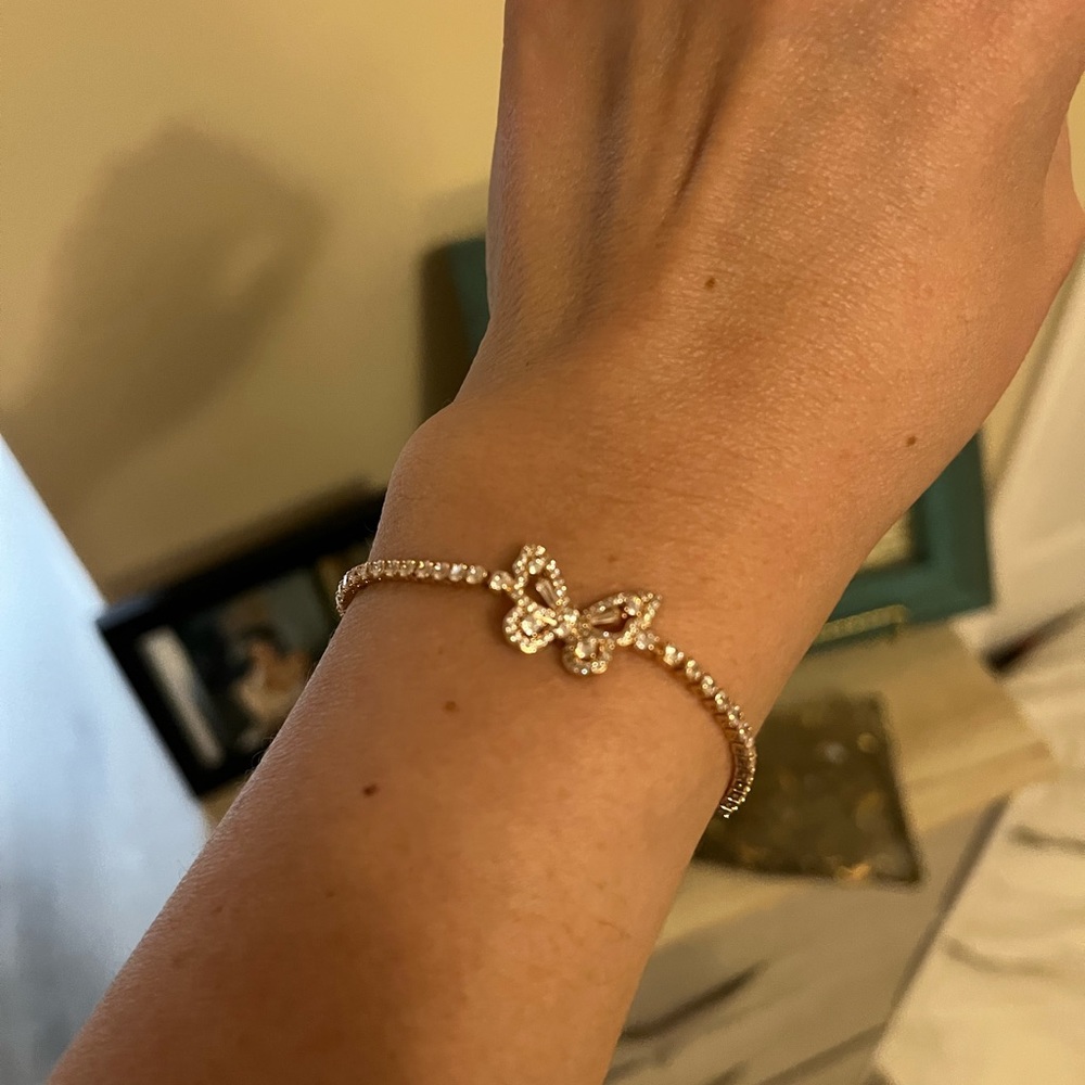 Rhinestone butterfly 🦋 bracelet